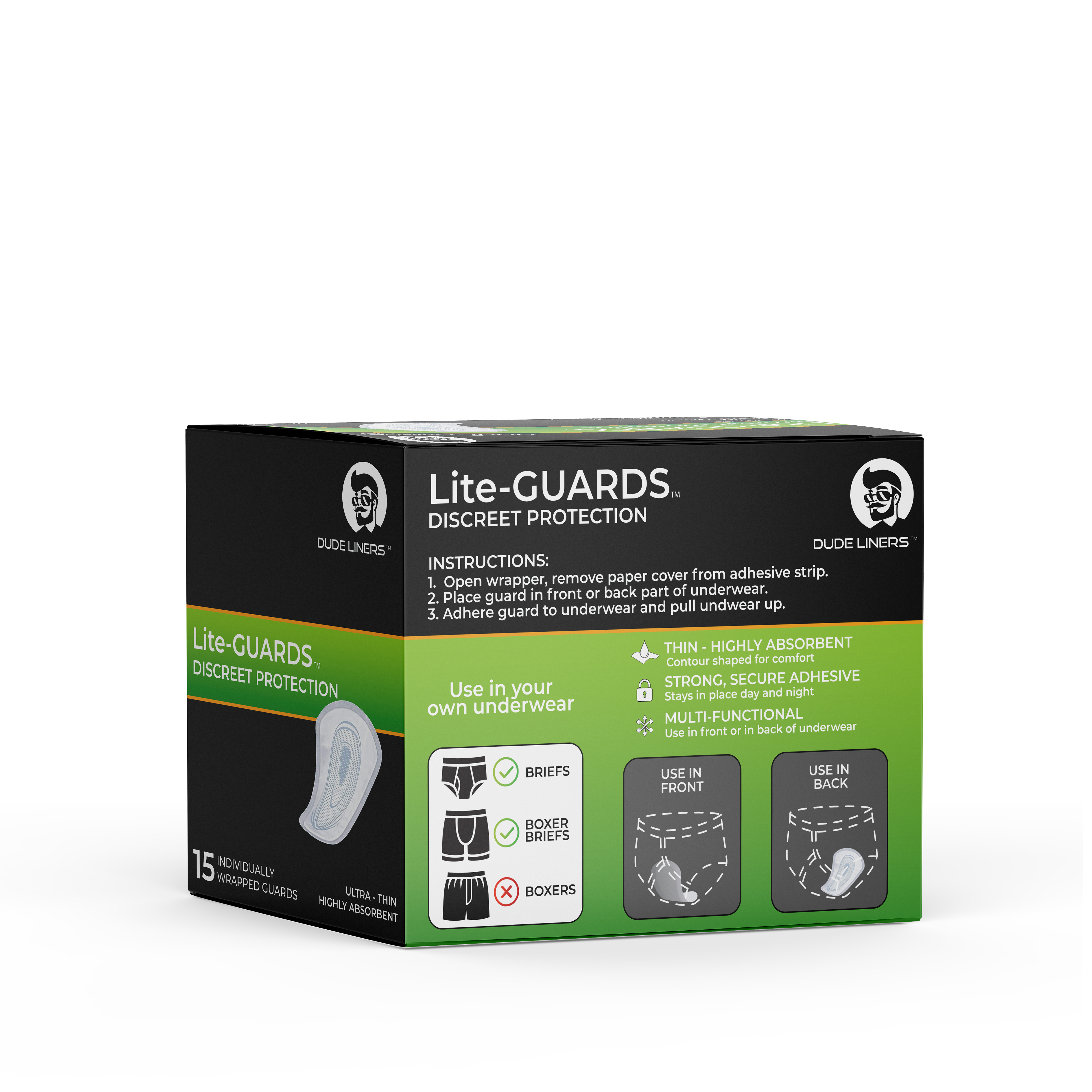 Dude Liners™ Garment Guards 2-pack - Image 4